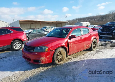 2014 Dodge Avenger Sxt z USA, uszkodzony, nr VIN 1C3CDZCG8EN127897